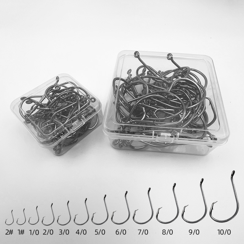 ShareShark 50pcs/box 7384 High - đánh giá và giá Fishing Hook Circle