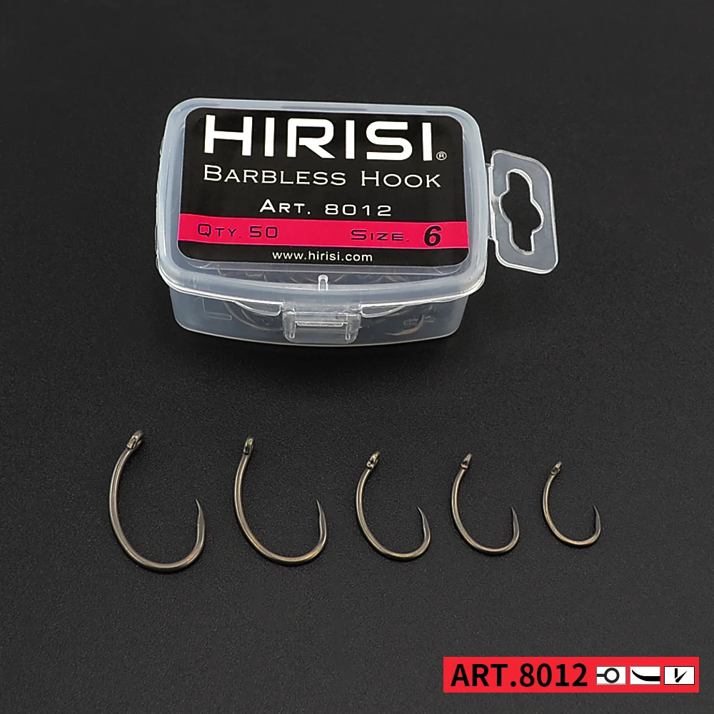 Bộ 50 Lớp Phủ Carbon Cao Cấp T - đánh giá và giá Fishing Hook Barbless
