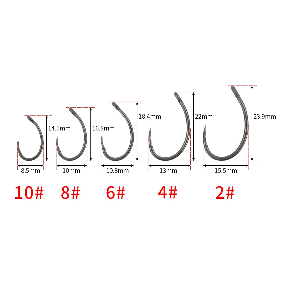 Bộ 50 Lớp Phủ Carbon Cao Cấp T - đánh giá và giá Fishing Hook Barbless
